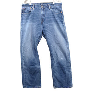 Polo Ralph Lauren Men Denim Straight Jeans Blue 36x30 5-Pocket Medium Wash